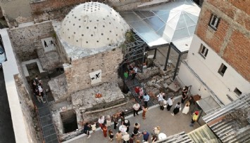 Kıllıoğlu Hamamı sanatla yaşamaya devam ediyor: Görünmeyen Formlar sergisi açıldı