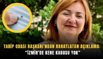 Tabip Odası Başkanı’ndan rahatlatan açıklama:'' İzmir’de kene kabusu yok''