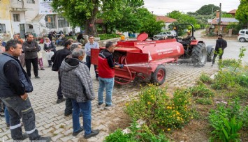 Tire’de yangına karşı köy seferberliği