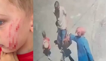 Van’da sokakta oynayan çocuğa saldırı: O anlar kamerada