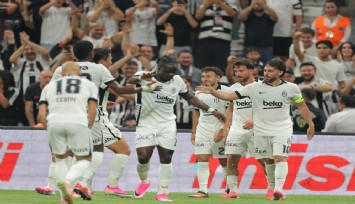 Beşiktaş tek golle avantajı kaptı: 1-0