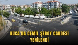 Buca'da Cemil Şeboy Caddesi yenilendi