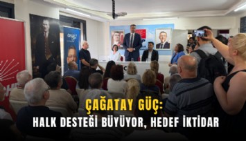 Çağatay Güç: Halk desteği büyüyor, hedef iktidar