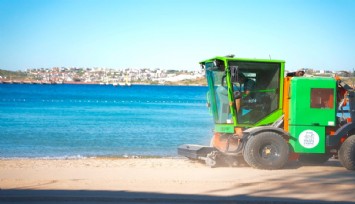 Çeşme'de yaz mesaisi: Haziranda 6 bin tona yakın atık toplandı