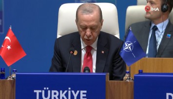 Cumhurbaşkanı Erdoğan, tarihi NATO Zirvesi'nde konuştu