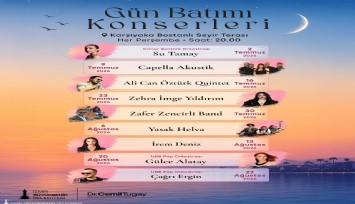 Gün Batımı Konserleri başlıyor
