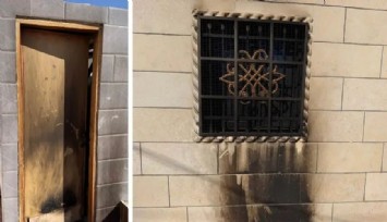 İsrailli yerleşimciler Batı Şeria'da camiyi ateşe verdi