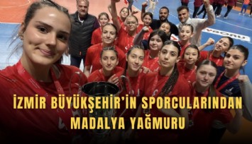 İzmir Büyükşehir’in sporcularından madalya yağmuru