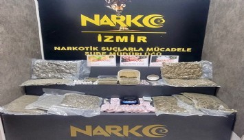 İzmir'de zehir operasyonu: 11,5 kilo uyuşturucu ele geçirildi