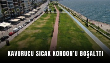 Kavurucu sıcak Kordon’u boşalttı