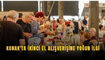 Konak'ta ikinci el alışverişine yoğun ilgi