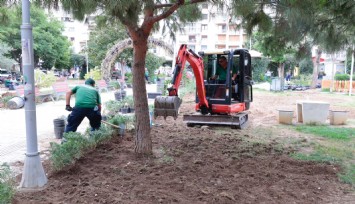 Konak'ta parklar yenileniyor