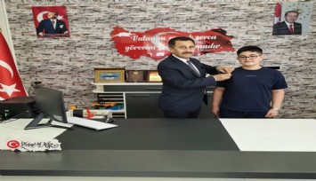 LGS şampiyonu çeyrek altınla ödüllendirildi