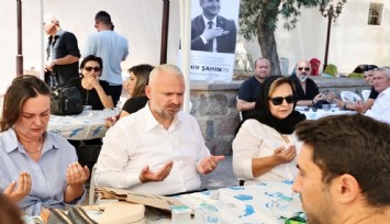 Menemen'de merhum Başkan Şahin dualarla anıldı
