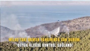 Muğla yangını büyük ölçüde kontrol altında
